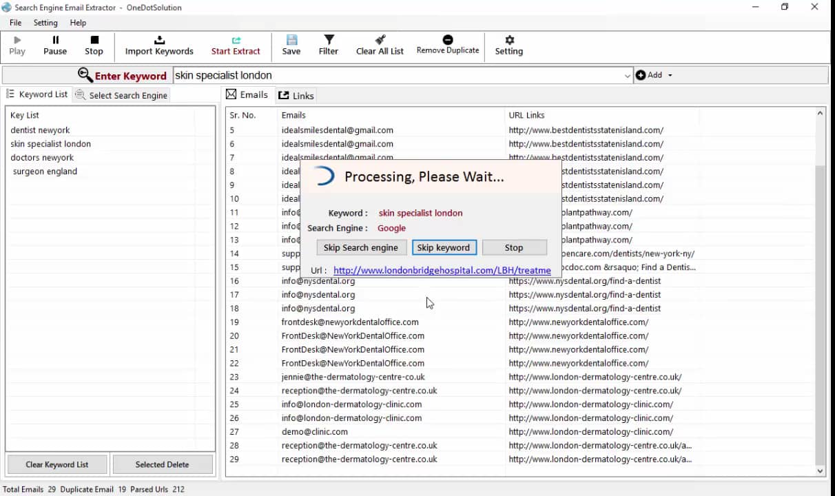 Harvest Email Addresses from Email Harvester on Vimeo