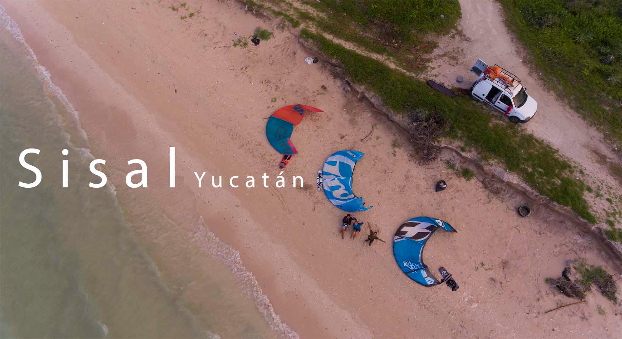 Cruise speed in Sisal, Kitesurfing Yucatán. on Vimeo