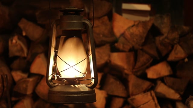 Lamp, Kerosene, Flashlight, Fire, Old