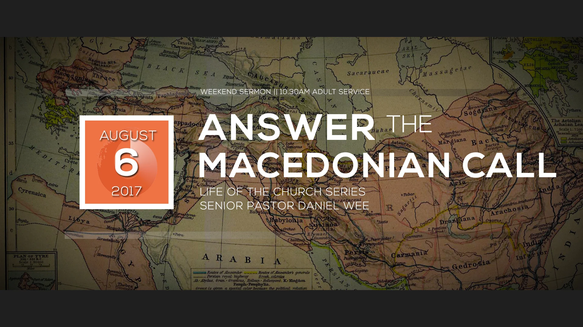 Answer The Macedonian Call (COOS Weekend Service Life Of The Church