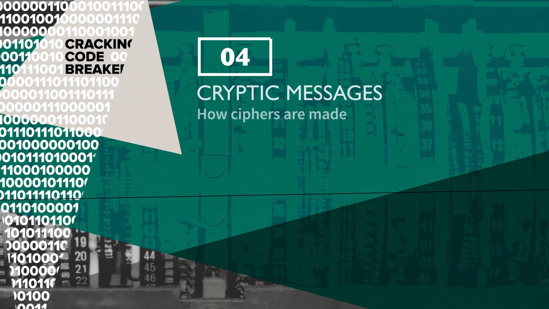 Cracking Code Breakers - 4 Cryptic Messages How ciphers are made on Vimeo