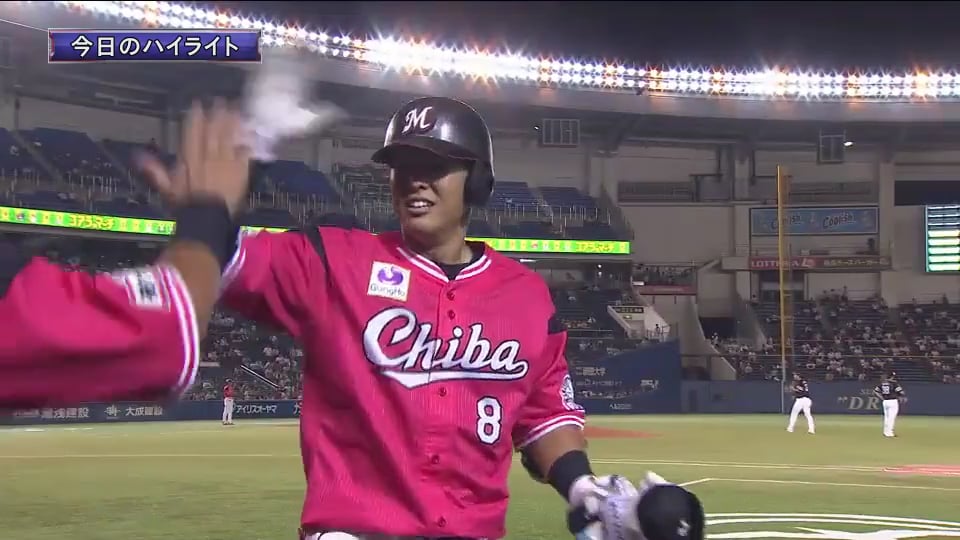 8/8 マリーンズ対ホークス ダイジェスト