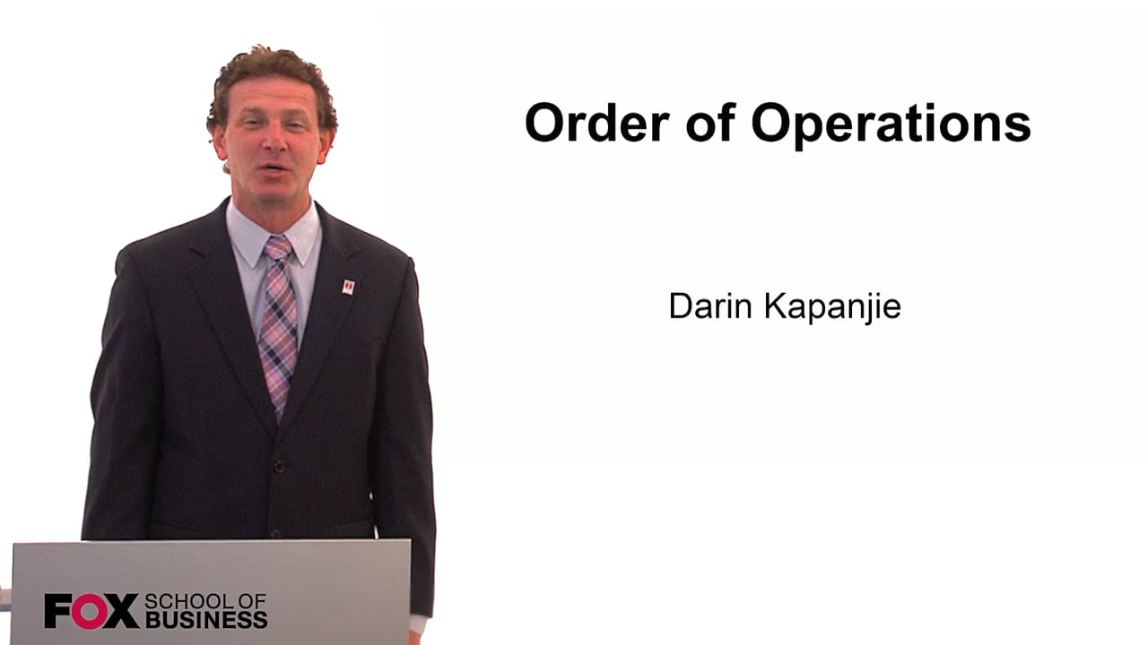 Login to view Order of Operations