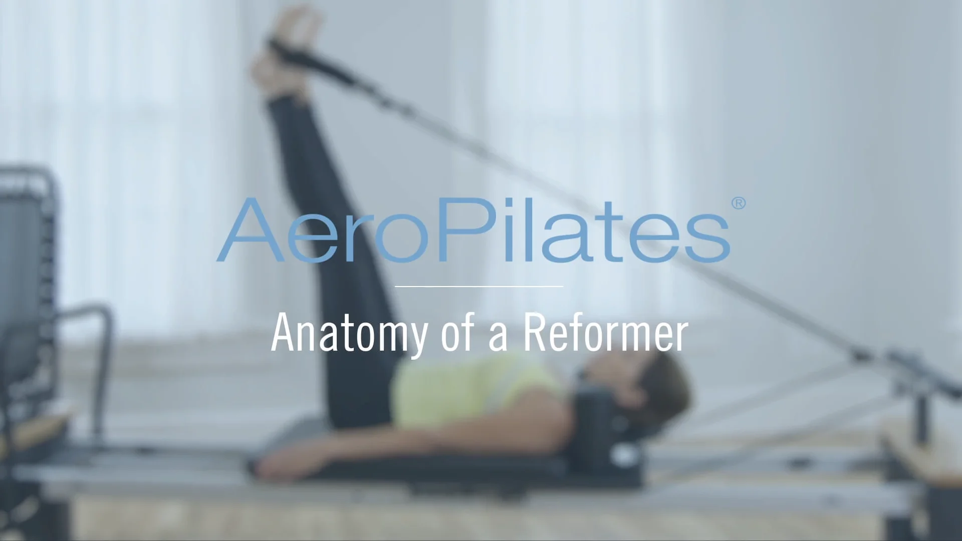 AeroPilates Pro 565 Reformer - 55-5565 on Vimeo