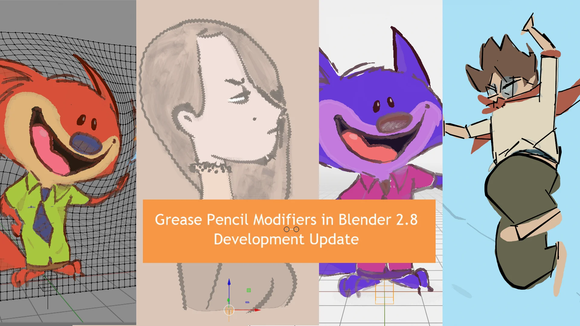 2D to 3D: Grease Pencil in Blender - Trailer on Vimeo