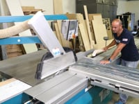 Cutting Kinon® with a Table Saw