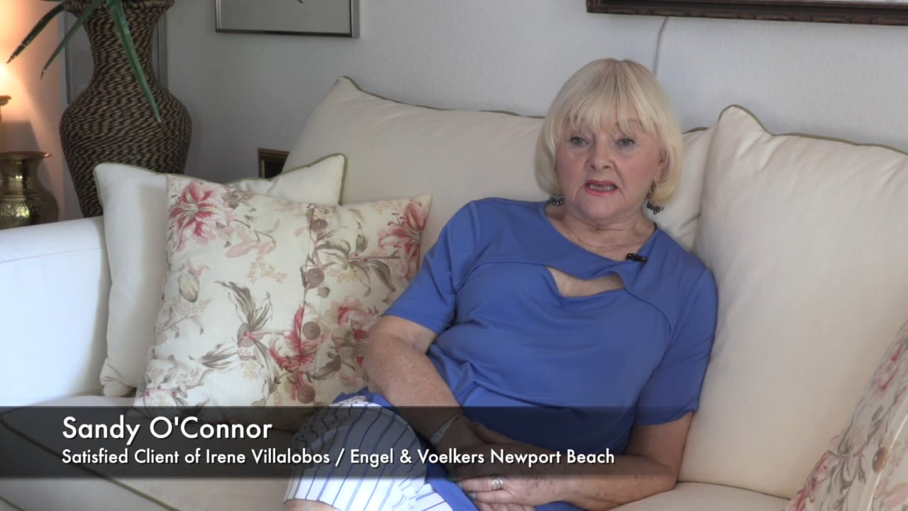 Sandy O'Connor - Don't know where I'd be living were it not for Irene ...