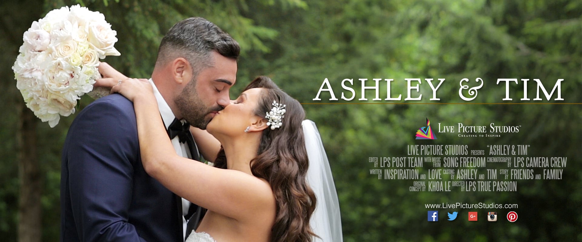 Ashley and Tim Wedding Highlight at the Ryland Inn, NJ