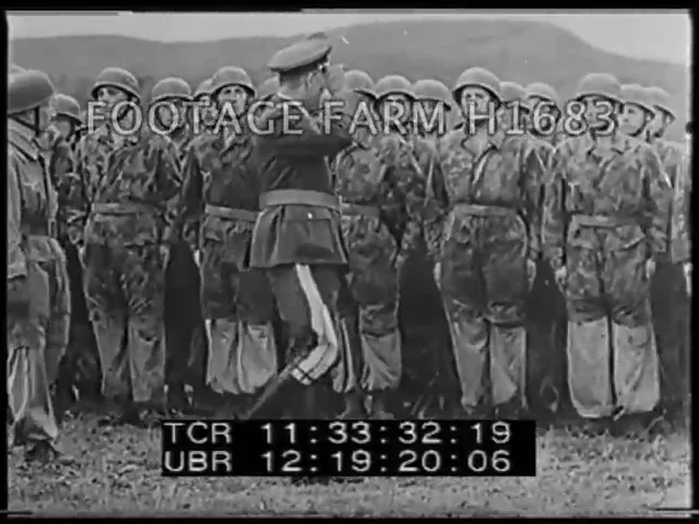 HD Historic Archival Stock Footage WWII - U.S. Paratroopers Jump Into North  Africa 