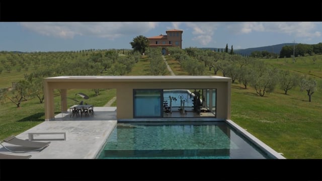 Unique luxury contemporary villa in an olive grove estate