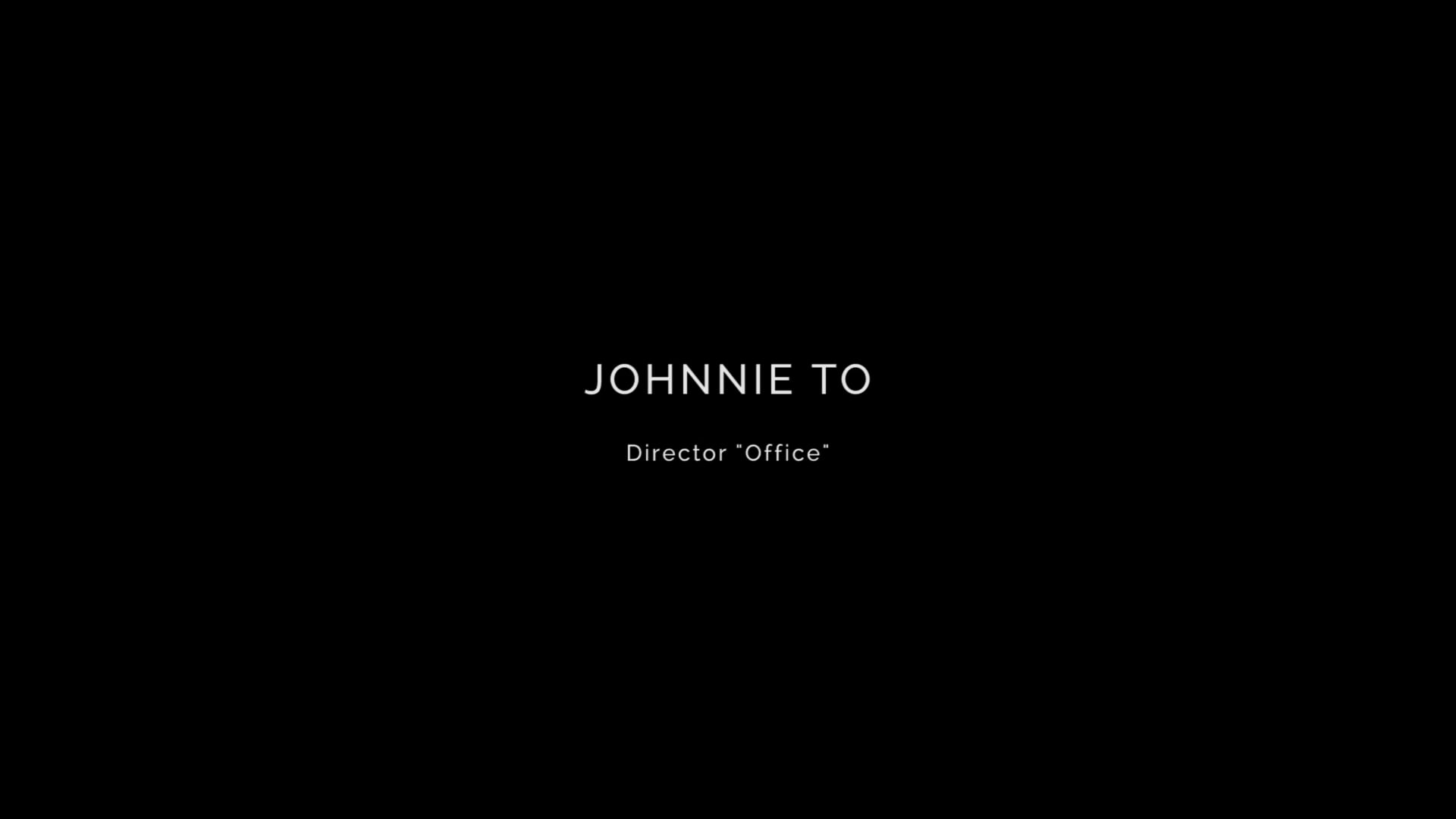 30° Festival - Johnnie To