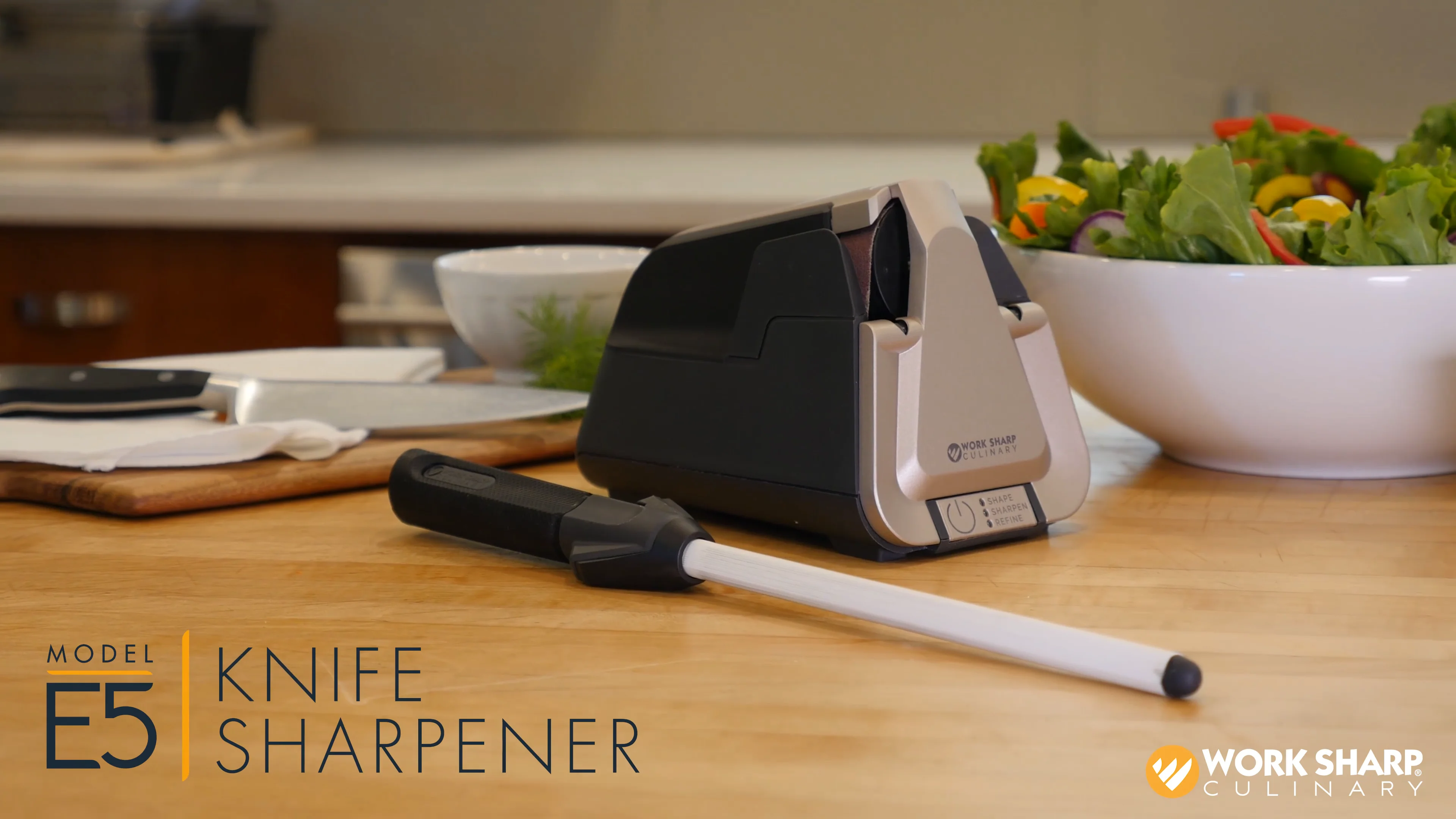 Work Sharp Culinary E5 Electric Kitchen Knife Sharpener