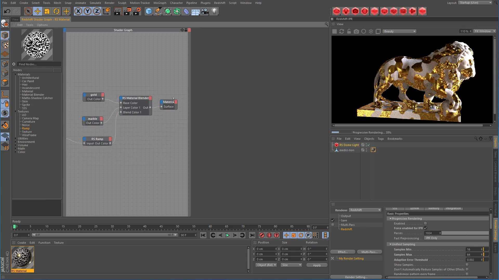 Redshift Material Blender in Cinema4D on Vimeo