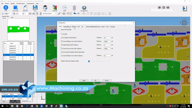 Machining Video: Fabricam Sheet Metal CAM CAD Software Design, Nesting, Cutting Tool Path Generating Feature Demonstrated