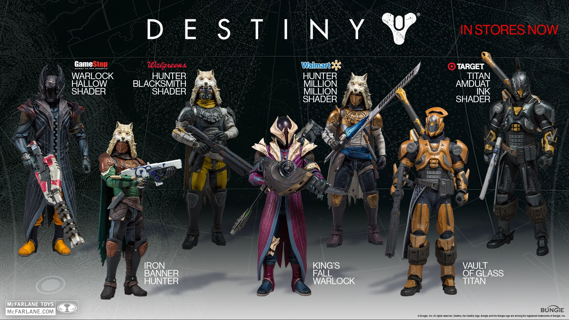 7″ Destiny Action Figures… In Stores Now!