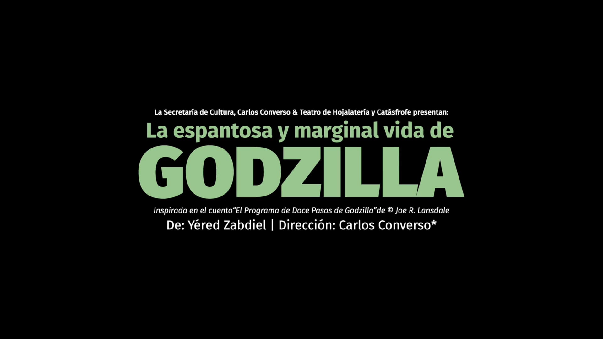 La espantosa y marginal vida de Godzilla