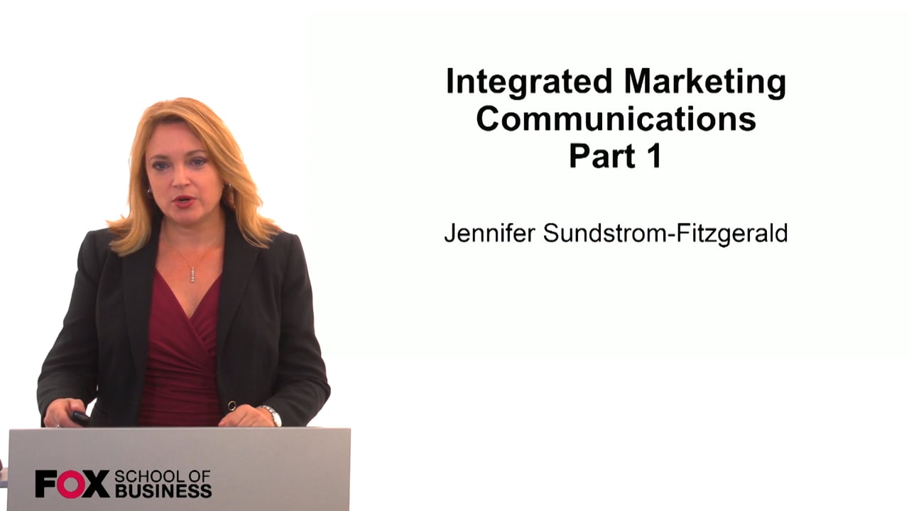 Integrated Marketing Communications Part 1