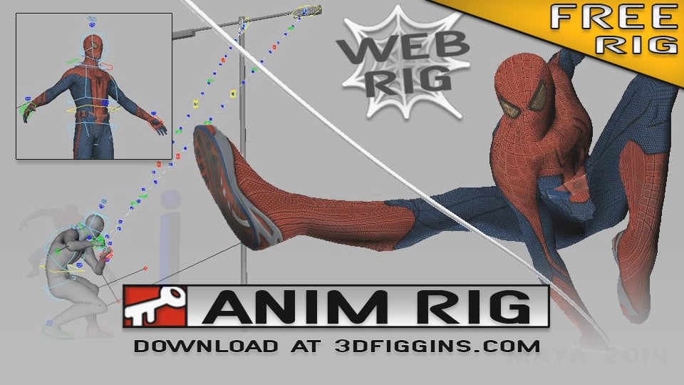 AnimRig - Amazing Spiderman - Free Download on Vimeo
