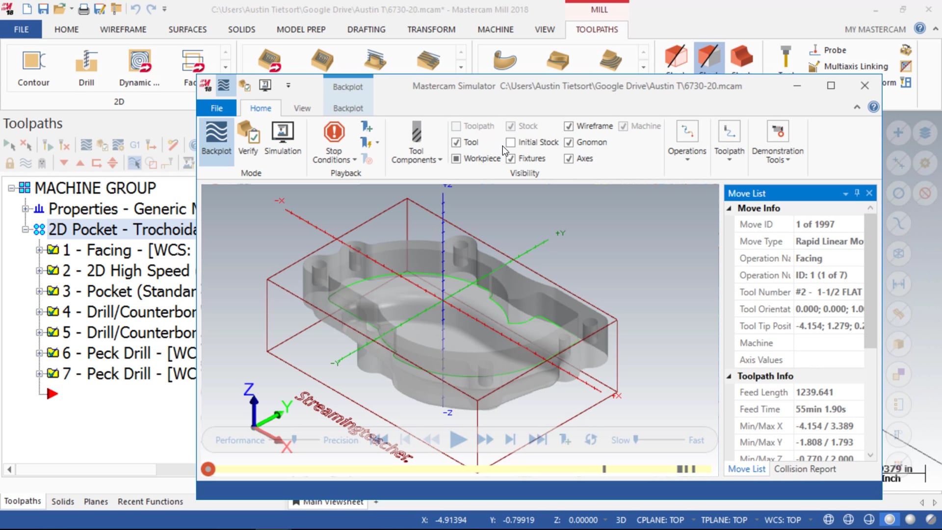 Toolpath and Machining Management