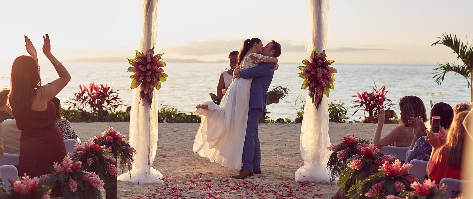 Samantha & Mark Wedding Video Filmed at Laucala Island, Fiji