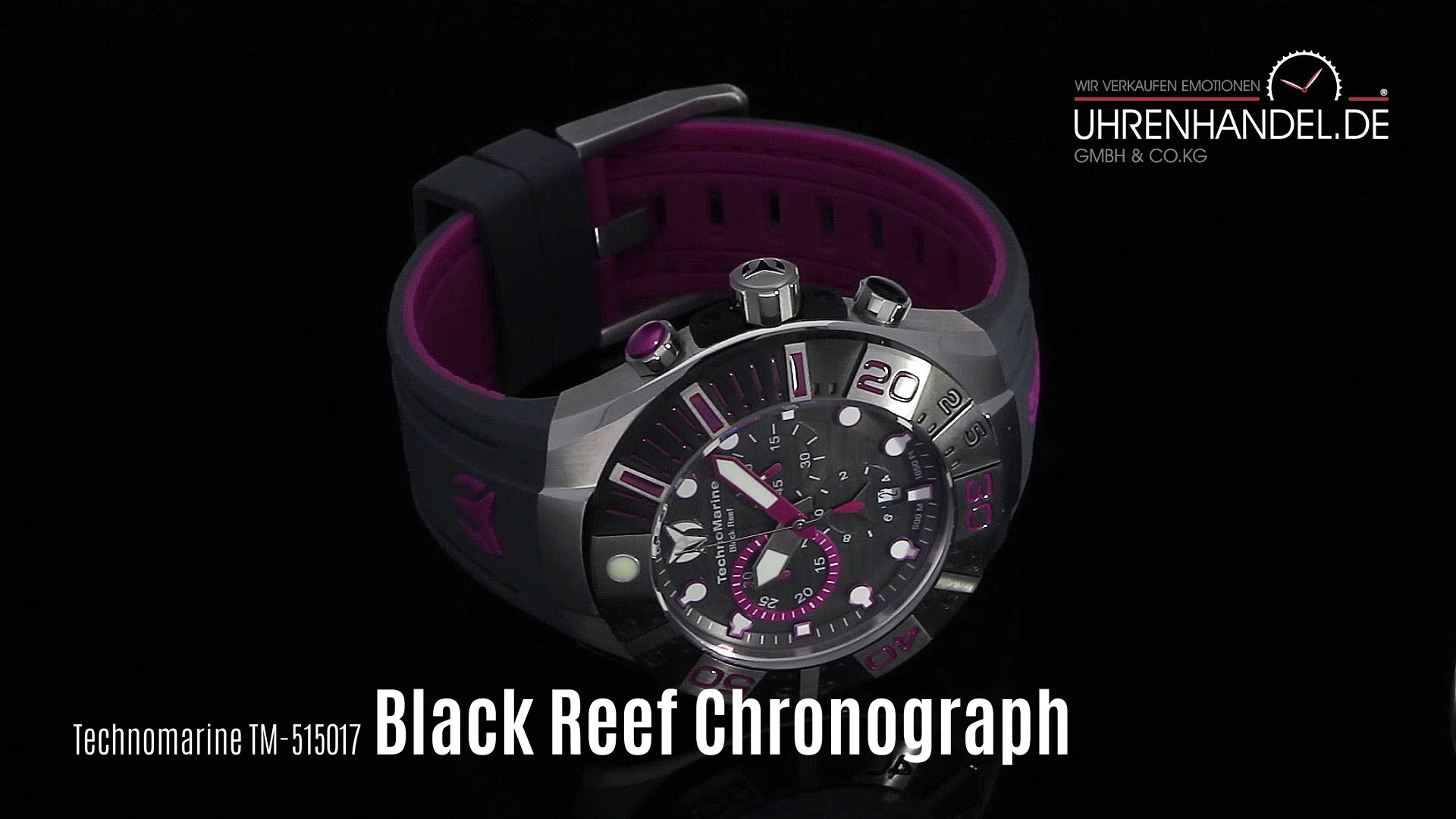 Technomarine black best sale reef chronograph