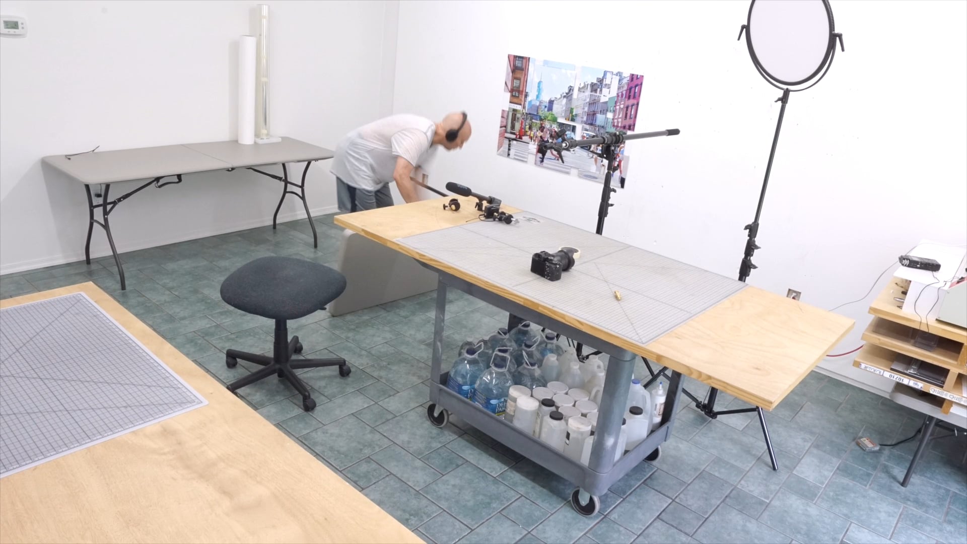 studio setup on Vimeo
