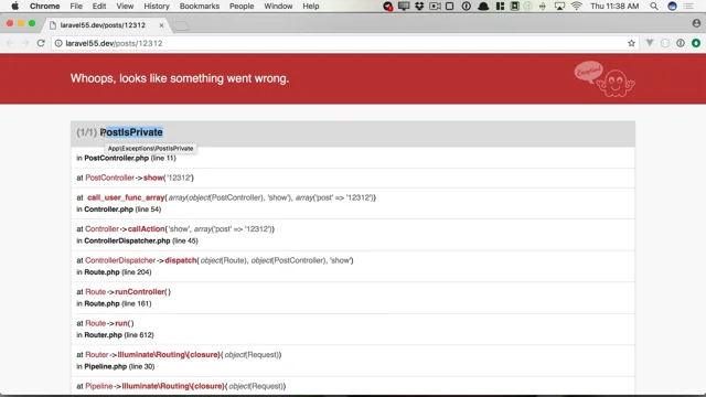 New Laravel Exception Page?