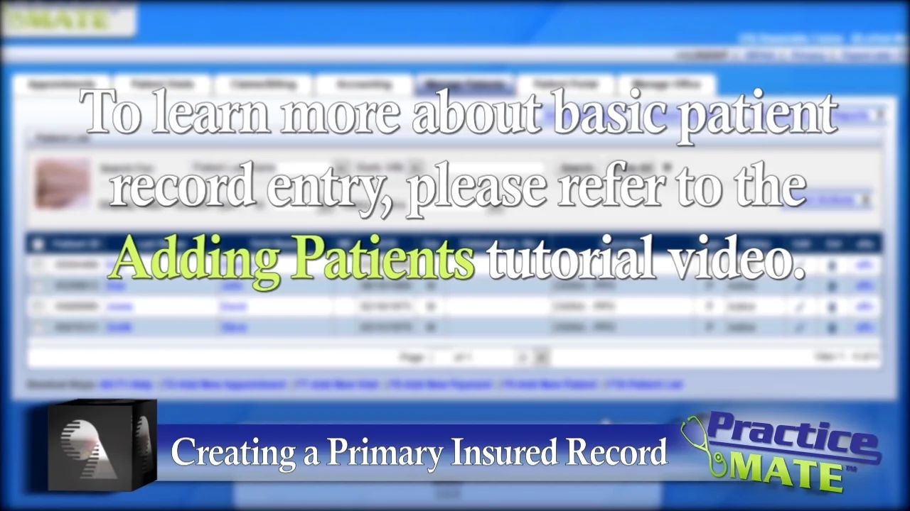 Practice Mate - Dependent Patients on Vimeo