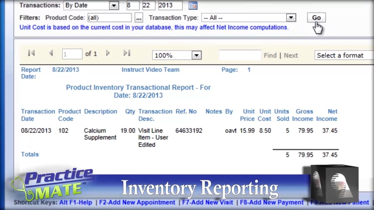 Practice Mate - Product Inventory on Vimeo