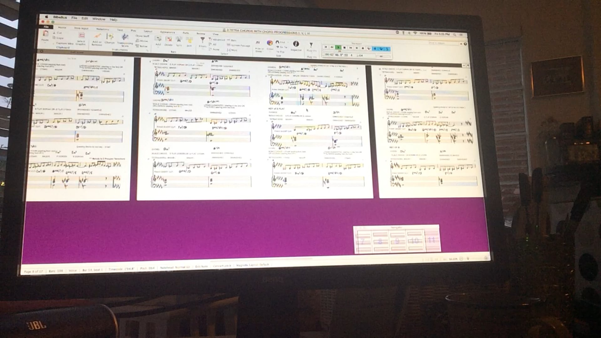 Working with Tetrachords over ii, v, i, vi progression