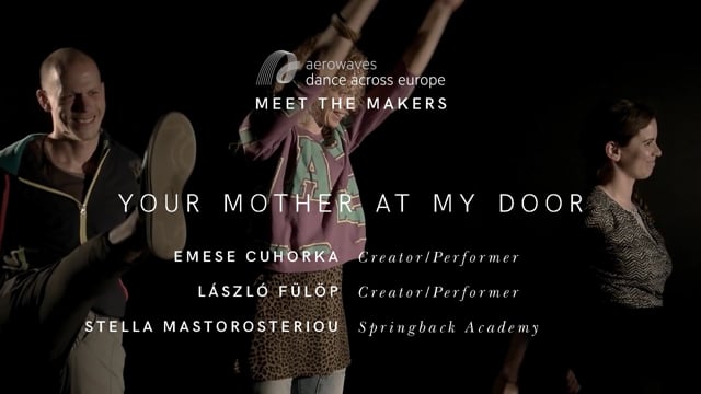 Springback Academy Graduate writer Stella Mastorosteriou meets Timothy and The Things (Emese Cuhorka and László Fülöp) to talk about their Aerowaves 2017 selected work: Your Mother at my door