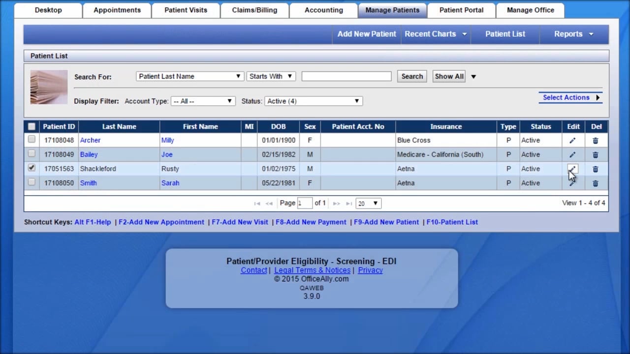 Patient Alerts in Practice Mate - Office Ally on Vimeo