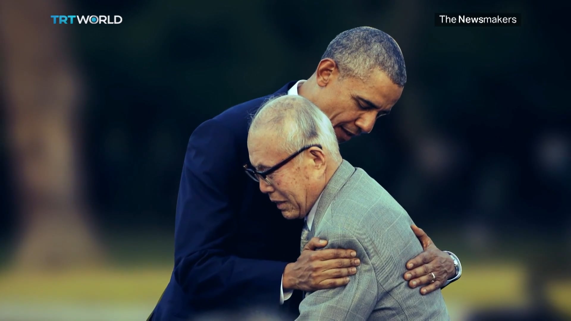 Obama visits Hiroshima's Survivors