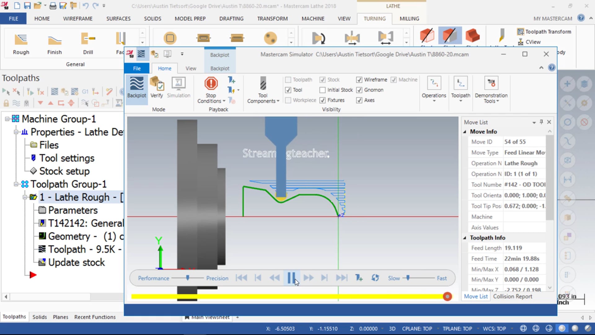 Lathe Toolpaths