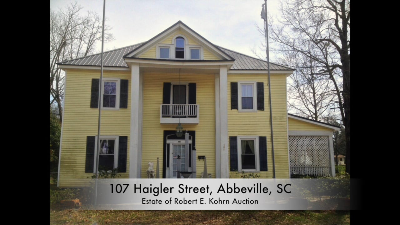 107 Haigler St., Abbeville, SC on Vimeo