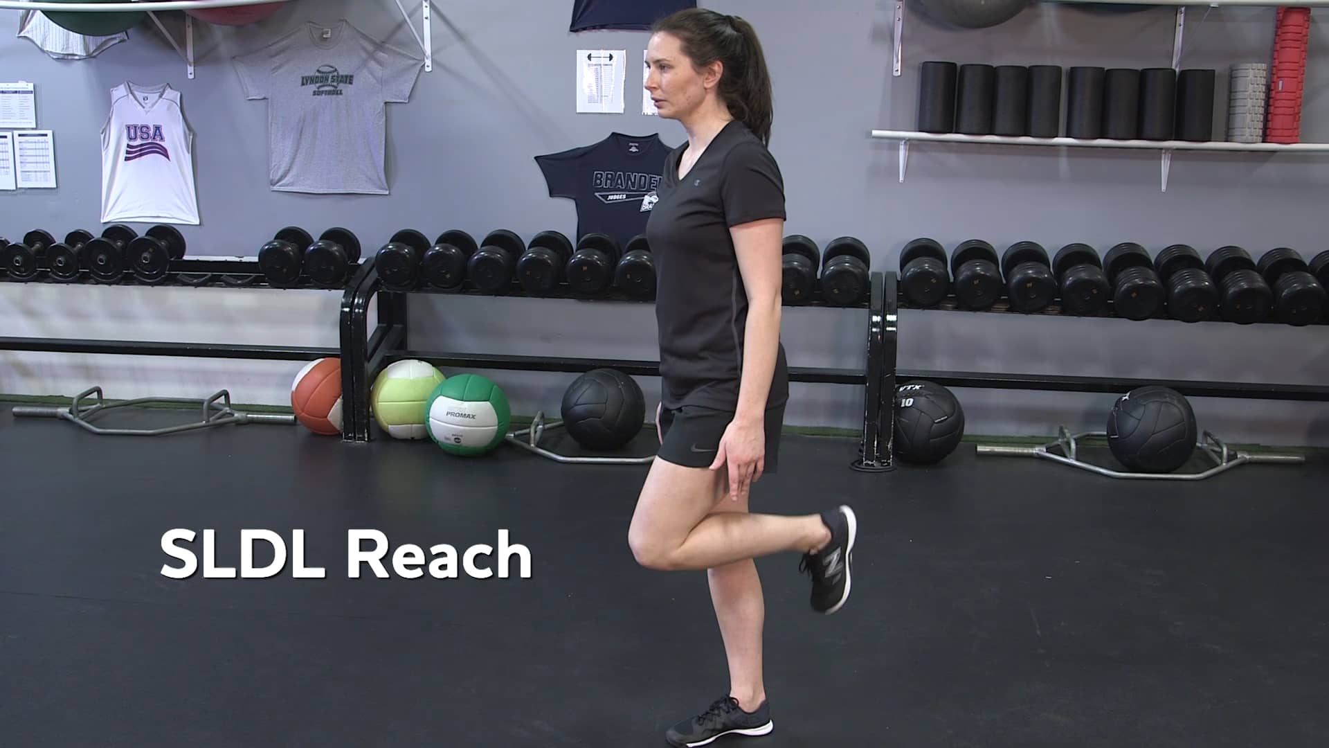 Softball Strength Training SL RDL Reach Wasserman Strength on Vimeo