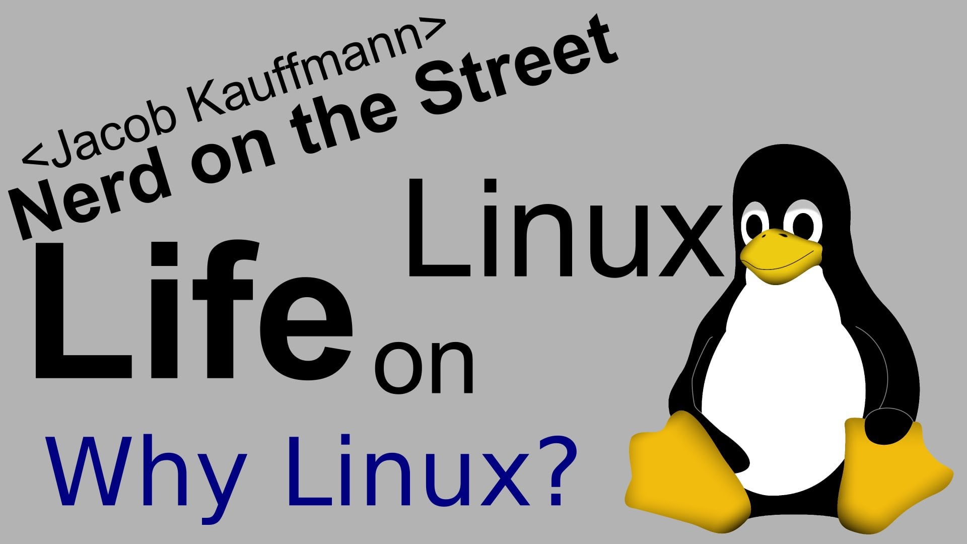 Why do you even WANT Linux?