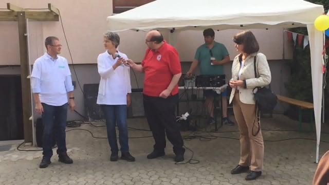 Sommerfest 2017 mit Lehrte hilft - Veronika Schulte, Armin Albat