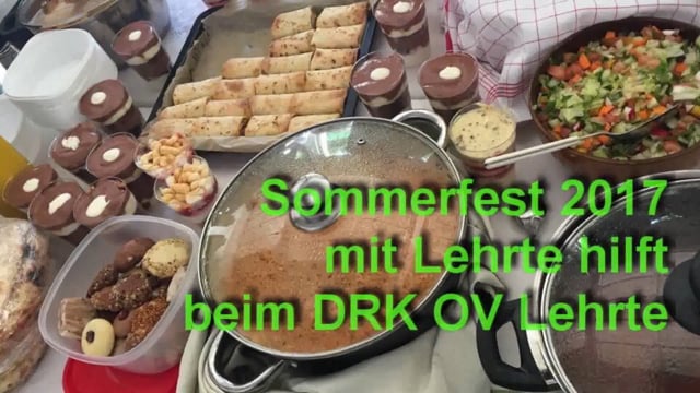 Sommerfest 2017 mit Lehrte hilft - feiern