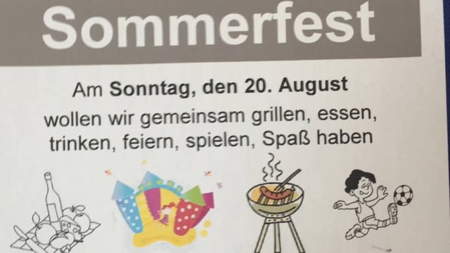 Sommerfest 2017 mit Lehrte hilft - Buffet