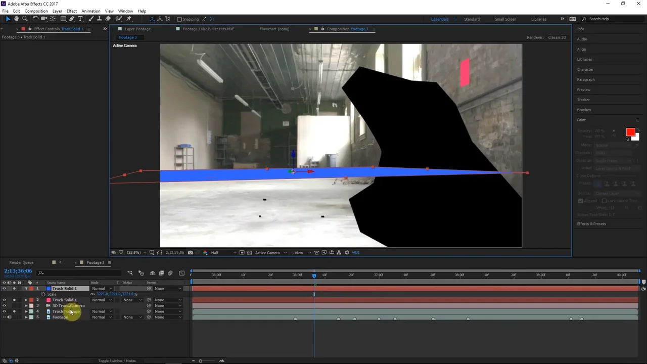 Эффект попадания пули в After Effects on Vimeo