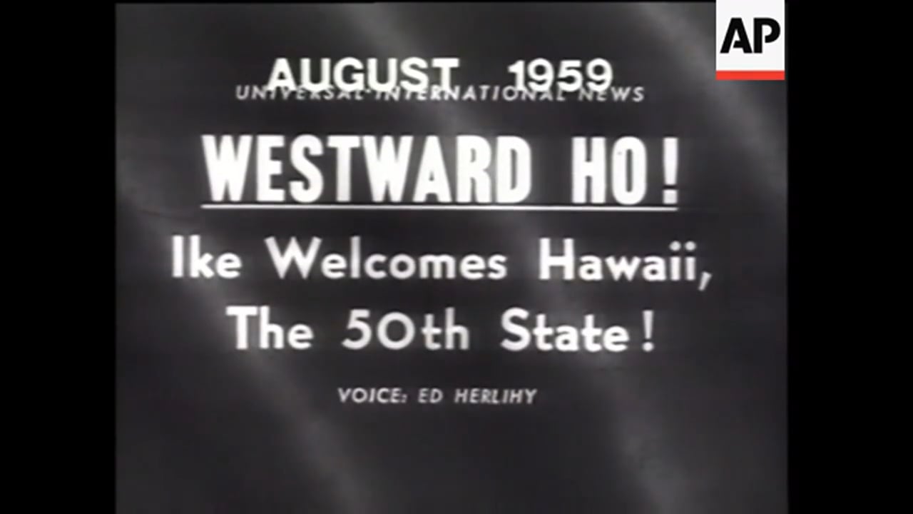 Csah Hawaii Becomes 50th State 1959 Today In History Aug 21 1959 On Vimeo 8126