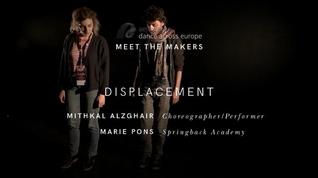 Springback Academy Graduate writer Marie Pons meets choreographer Mithkal Alzghair to talk about his Aerowaves 2017 selected work: Displacement