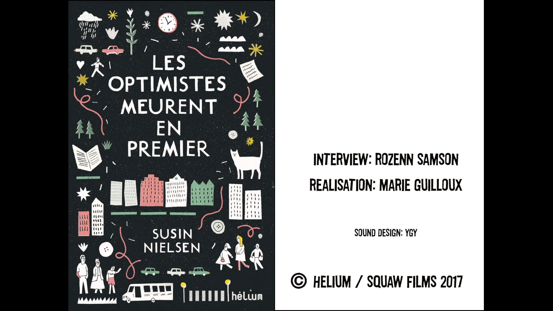 Interview Susin Nielsen Les Optimistes meurent en premier on Vimeo