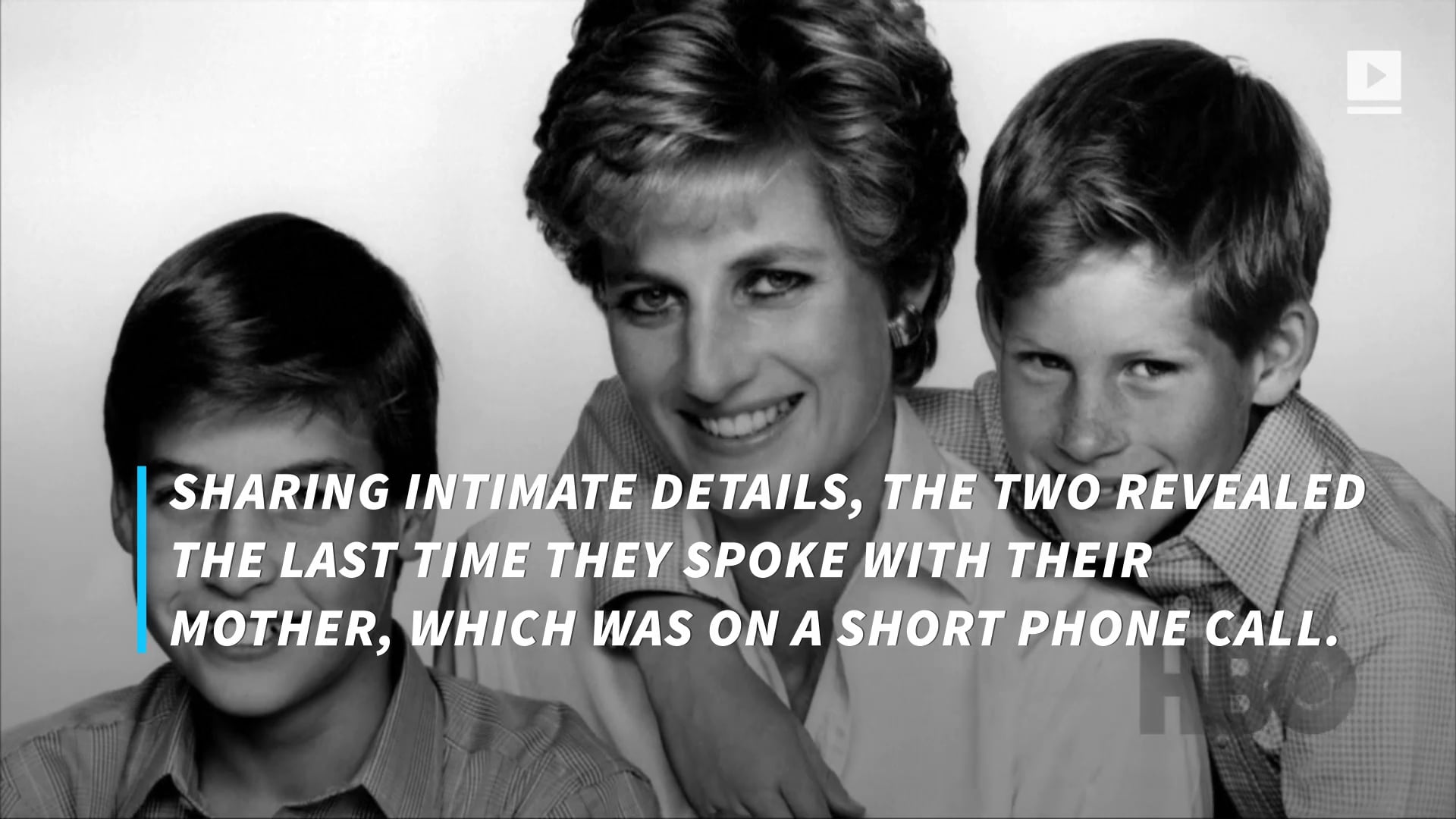 Prince Diana's sons regret last phone call with their late mother