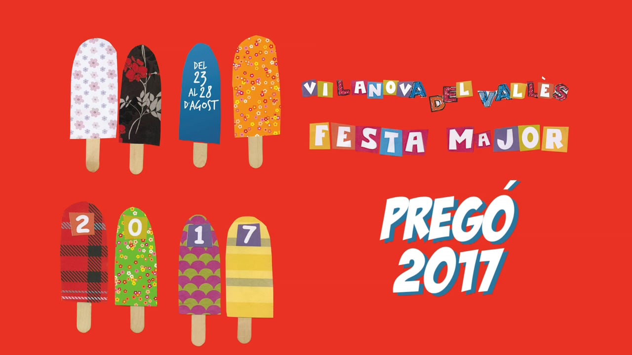 PREGÓ DE FESTA MAJOR 2017