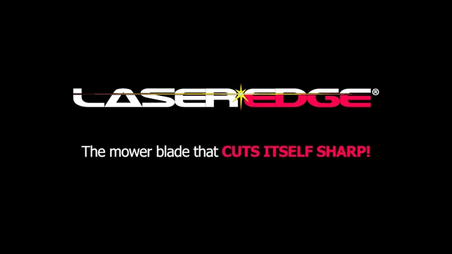 Laser edge discount lawn mower blades