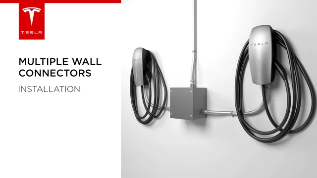 Tesla wall deals connector support