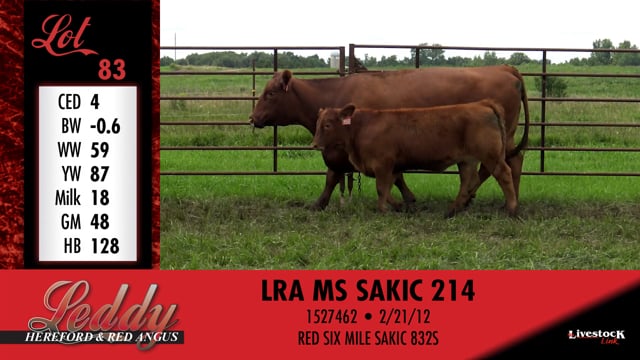 Lot #83H - LRA MS REDEMPTION 7158