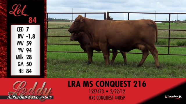 Lot #84B - LRA REDEMPTION 7167